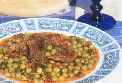 Corfu Recipes - Beef and Pea Stew