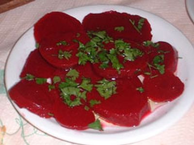 Corfu Recipes - Beetroot Salad