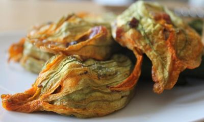 Stuffed Courgette Flowers.
